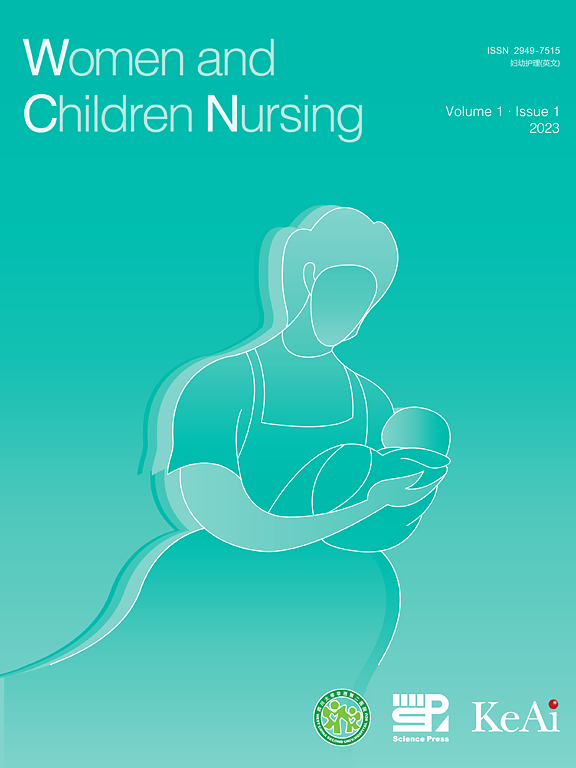 Go to journal home page - Women and Children Nursing